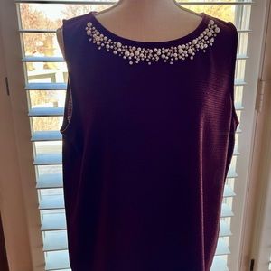 Ann Taylor Factory sleeveless blouse.